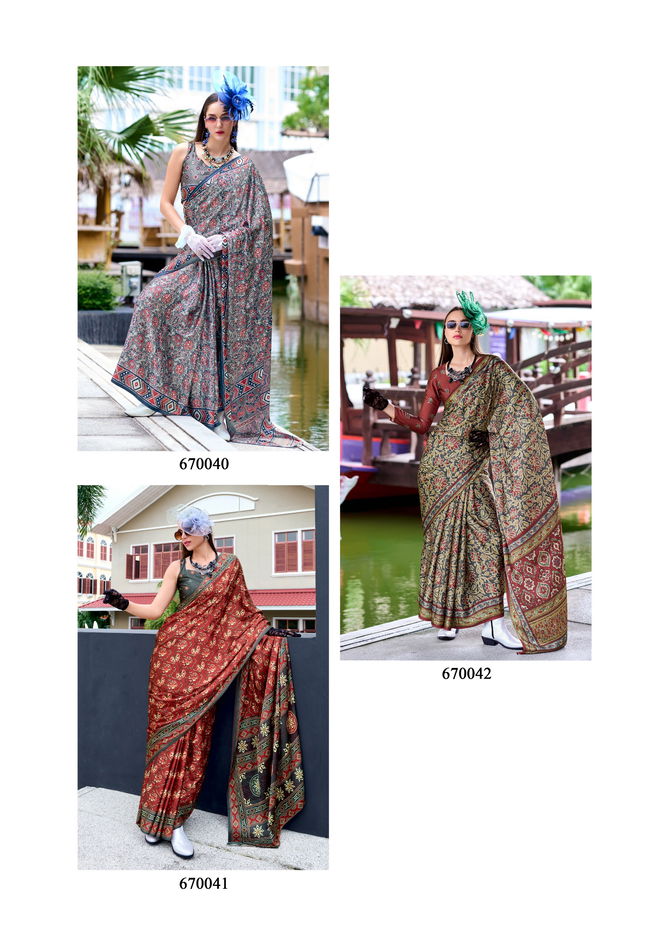 Next Generation By Rajpath Stain Silk Printed Saree Orders In India